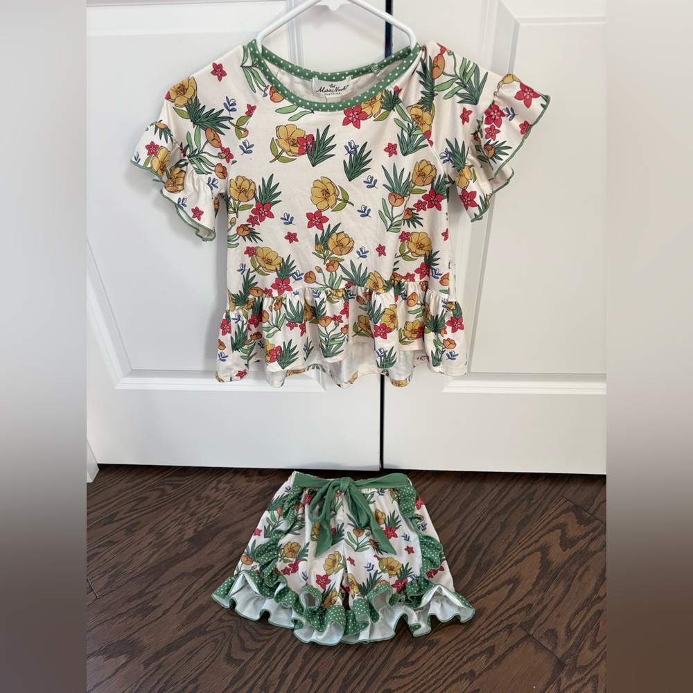 Tropical Kids Shirt & Shorts Set